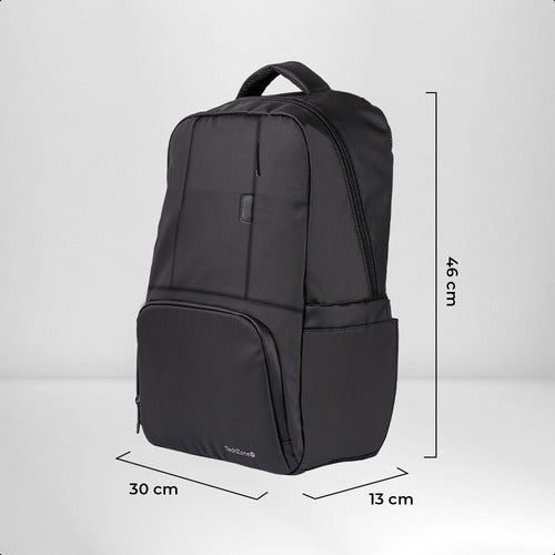 Mochila Techzone Backpack Wanted Para Viajes Porta Laptop 16