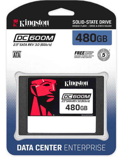 Ssd Para Servidor Kingston Dc600m, 480gb, Sata Iii, 2.5' 7mm