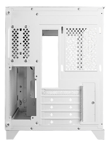 Gabinete Game Factor Csg570-wh Con Ventana Midi-tower Blanco