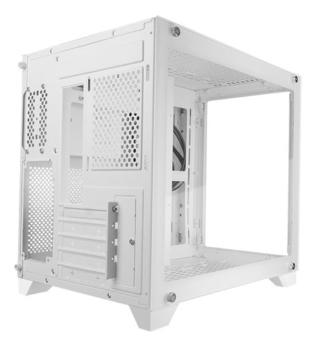 Gabinete Game Factor Csg570-wh Con Ventana Midi-tower Blanco