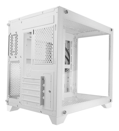 Gabinete Game Factor Csg570-wh Con Ventana Midi-tower Blanco