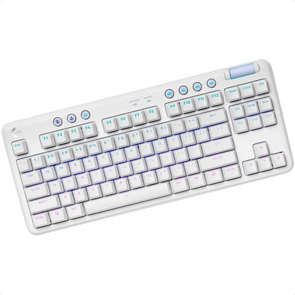 Teclado Gamer Logitech G715 Rgb Tkl, Switch Gx Brown Blanco