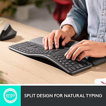 Teclado Logitech Ergo K860 Rf Wireless/bluetooth Negro Esp