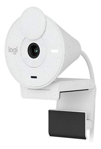 Logitech Webcam Brio 300, 2mp, 1920 X 1080 Pix Usb-c Blanco