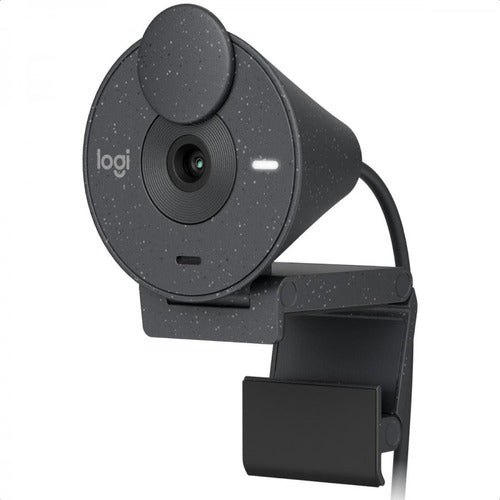 Logitech Webcam Brio 300, 2mp, 1920 X 1080 P Usb-c, Grafito