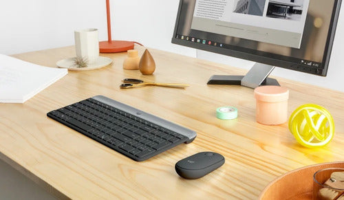 Kit De Teclado Y Mouse Logitech Mk470 Rf Inalámbrico Usb