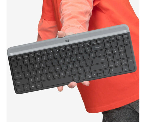 Kit De Teclado Y Mouse Logitech Mk470 Rf Inalámbrico Usb