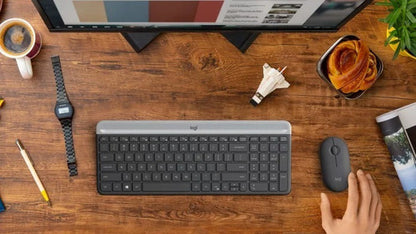 Kit De Teclado Y Mouse Logitech Mk470 Rf Inalámbrico Usb