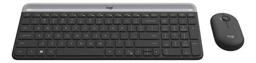 Kit De Teclado Y Mouse Logitech Mk470 Rf Inalámbrico Usb
