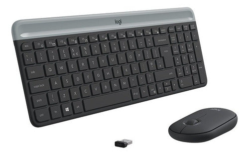 Kit De Teclado Y Mouse Logitech Mk470 Rf Inalámbrico Usb