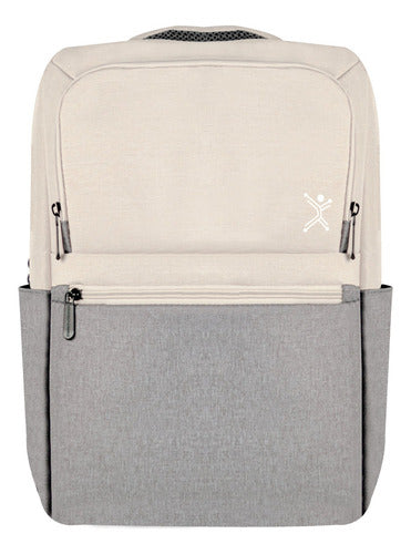 Mochila De Poliéster Perfect Choice Sunset Taupe Laptop 15.6
