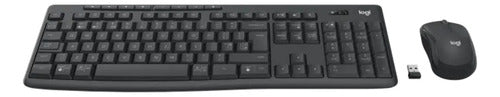 Kit Teclado Y Mouse Logitech Mk370 Combo Business Usb Negro