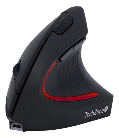 Mouse Ergonómico Techzone Vertical Tzmouina-06 Inalámb Usb