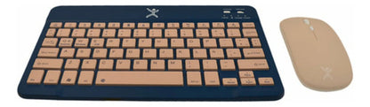 Kit Teclado-mouse Perfect Choice Genova Rf + Bluetooth Azul