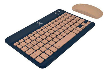 Kit Teclado-mouse Perfect Choice Genova Rf + Bluetooth Azul
