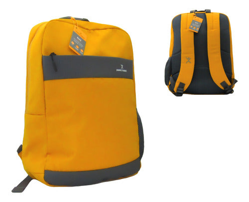Perfect Choice Mochila Poliéster Bold Laptop 15.6  Amarillo