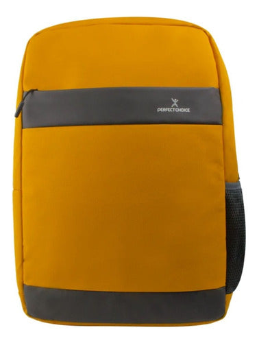 Perfect Choice Mochila Poliéster Bold Laptop 15.6  Amarillo