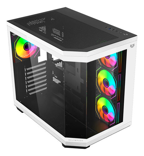 Gabinete Balam Rush Tank Super 9600 Tb Rgb Midi-tower 4 Vent