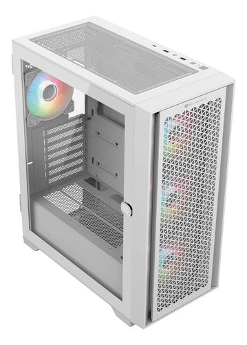 Gabinete Balam Rush Carbono Twin Mate 7000 Midi-tower Blanco