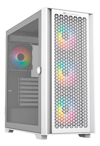 Gabinete Balam Rush Carbono Twin Mate 7000 Midi-tower Blanco