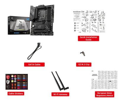 Tarjeta Madre Msi Atx Mag B760 Tomahawk Wifi S1700 192g Ddr5