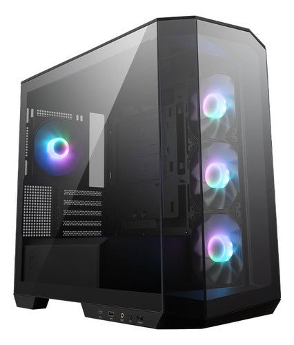 Gabinete Msi Mag Pano M100r Pz Con Ventana Argb, Micro-tower