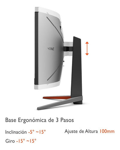 Monitor Curvo Benq Ex3410r Led 34  Ultra Wide Quad 144hz