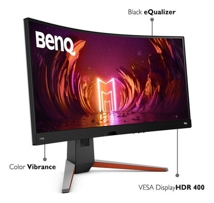 Monitor Curvo Benq Ex3410r Led 34  Ultra Wide Quad 144hz