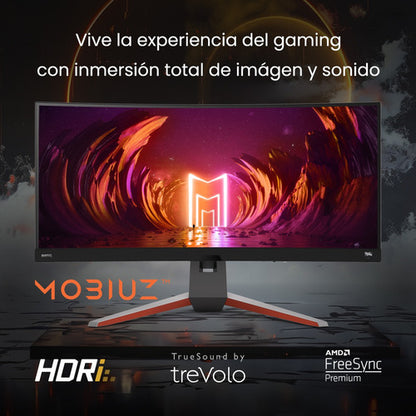 Monitor Curvo Benq Ex3410r Led 34  Ultra Wide Quad 144hz