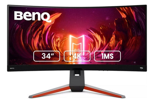 Monitor Curvo Benq Ex3410r Led 34  Ultra Wide Quad 144hz