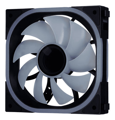 Ventilador Game Factor Fg500-bk Argb, 120mm, 1900rpm, Negro