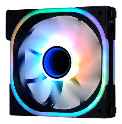 Ventilador Game Factor Fg500-bk Argb, 120mm, 1900rpm, Negro