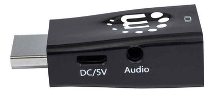 Manhattan Convertidor Hdmi Macho - Vga + 3.5mm Hembra, Negro