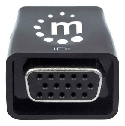 Manhattan Convertidor Hdmi Macho - Vga + 3.5mm Hembra, Negro
