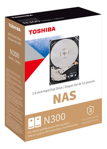 Disco Duro Par Nas Toshiba N300 6tb 3.5 7200rpm Hdwg760xzsta