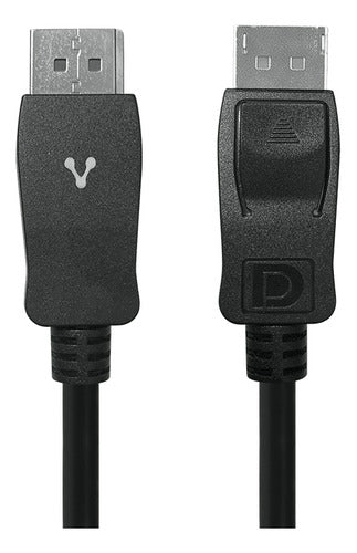 Vorago Cable Displayport Macho 1.4 4k 60hz 2m Negro