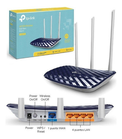 Router Tp-link Fast Ethernet Archer C20 Wisp 3 Antenas Exter