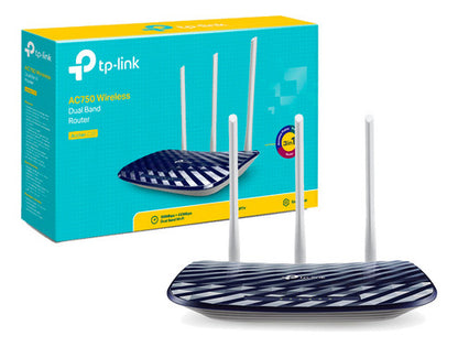 Router Tp-link Ethernet Archer C20 Ac750 433mbit 2.4/5ghz
