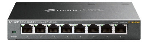 Switch Tp-link Gigabit Ethernet Tl-sg108e 8 Puertos 16 Gbit