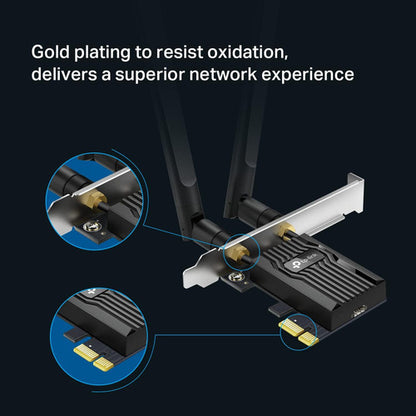 Tp-link Tarjeta De Red Archer Tx55e 2402 Mbit Pcie 2 Antenas