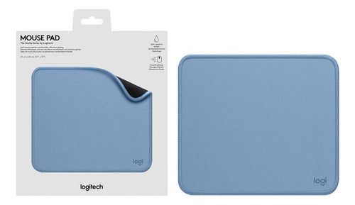 Mousepad Logitech Studio Series 23x20cm Grosor 2mm Azul/gris