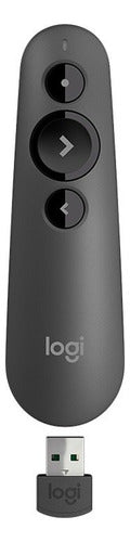 Logitech Presentador R500s, Inalámbrico, Usb, Grafito 20 M
