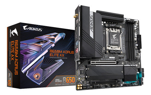 Tarjeta Madre Aorus Micro-atx B650m Aorus Elite Ax Am5 128gb