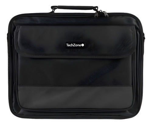 Techzone Maletín Essential De Nilón Tzest01n, 15.4'', Negro