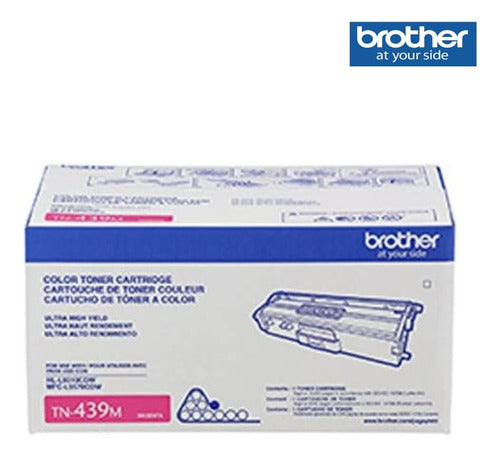 Tóner Brother Tn439m Ultra Alto Rendimiento Magenta 9000 Pág