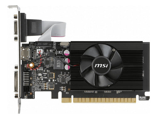 Tarjeta De Video Msi Nvidia Geforce Gt710 2gb Ddr3 Pcie