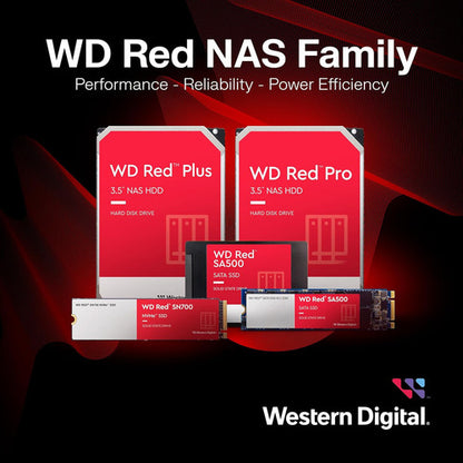 Disco Duro Nas Wd Red Plus 3.5'', 8tb, Sata, 6 Gbit 5640rpm
