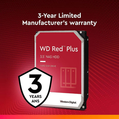 Disco Duro Nas Wd Red Plus 3.5'', 8tb, Sata, 6 Gbit 5640rpm