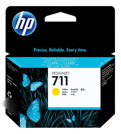 Cartucho Hp 711 Amarillo Original 29ml Cz132a Original