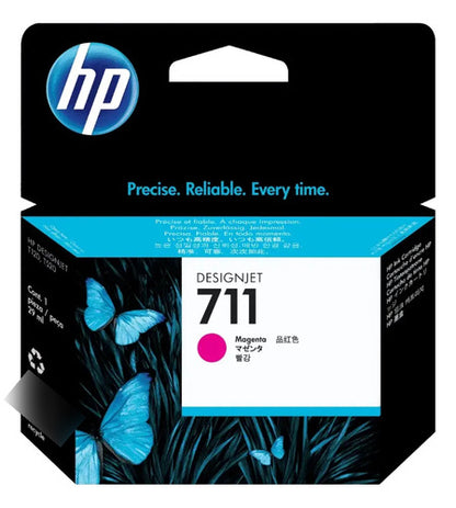 Cartucho Hp 711 Magenta Original 29ml Hp Designjet T120 T520